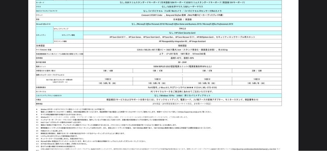 Intel Core i5 vPro 9th Gen デスクトップPC