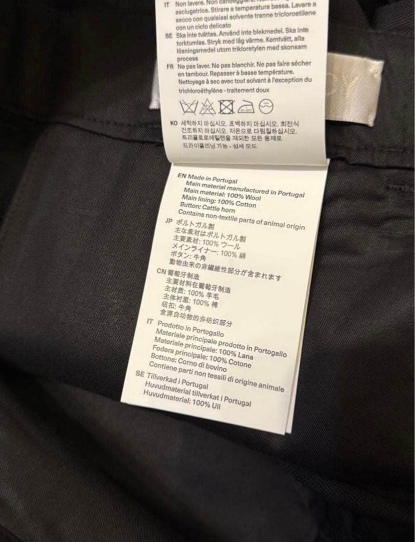 パンツ our legacy borrowed chino black