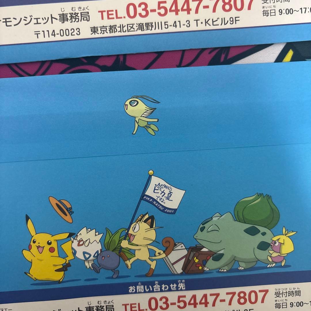 ANAスペシャル'01バージョン ピカチュウ ヨーギラス完全新品未開封品２封筒！