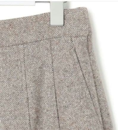 【ONWARD】【ONWARD】シルクネップヘリンボーンガウチョパンツ