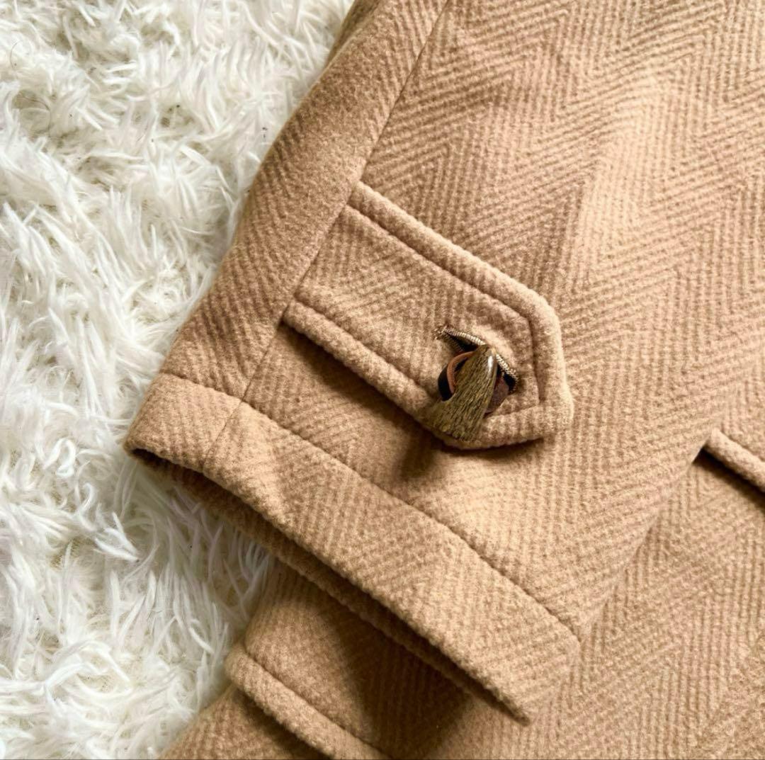 Burberrys ムーアブルック ダッフルコート ヘリンボーン ノバチェックL