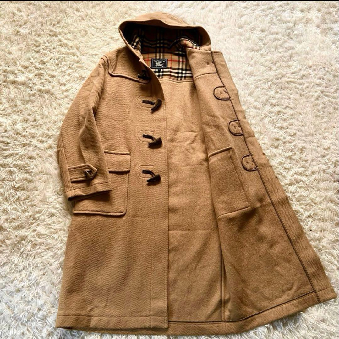 Burberrys ムーアブルック ダッフルコート ヘリンボーン ノバチェックL