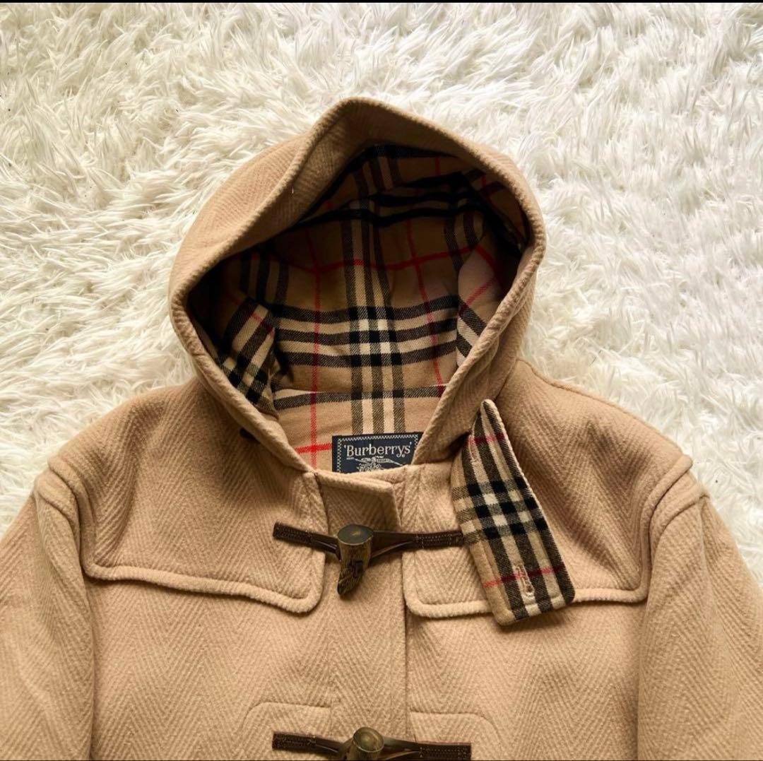 Burberrys ムーアブルック ダッフルコート ヘリンボーン ノバチェックL