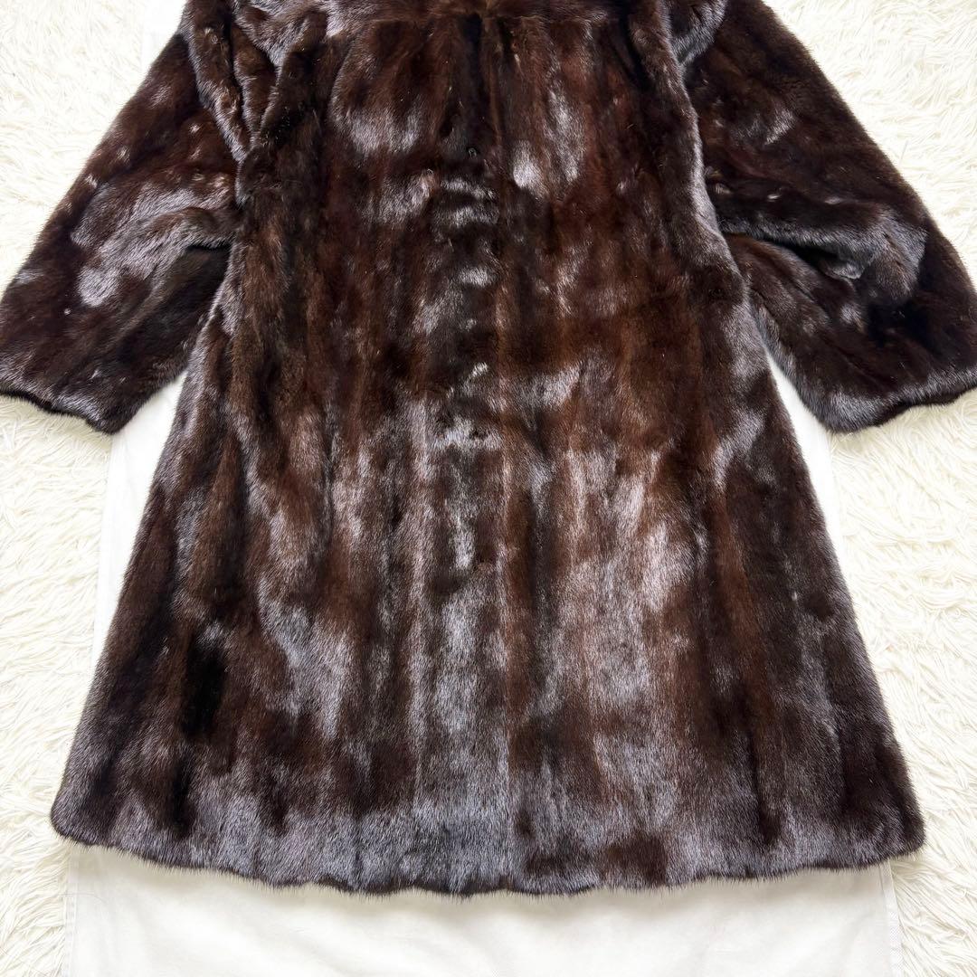 CELINE リアルミンクファーコート ロング丈 艶々 毛並み◎ XLサイズ相当