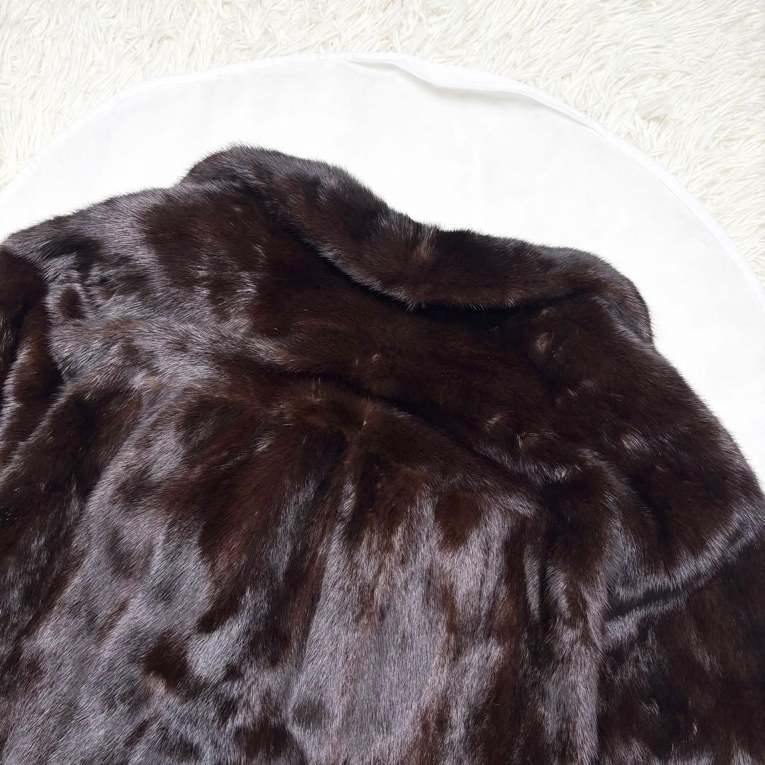 CELINE リアルミンクファーコート ロング丈 艶々 毛並み◎ XLサイズ相当