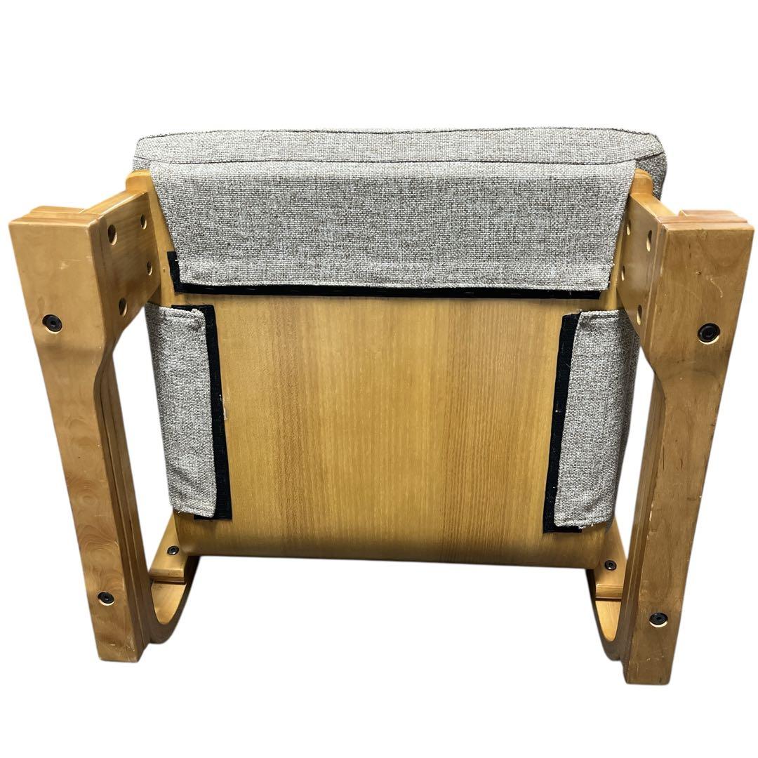 【美品】 通販生活 楽座椅子 カタログハウス 座椅子 グレー