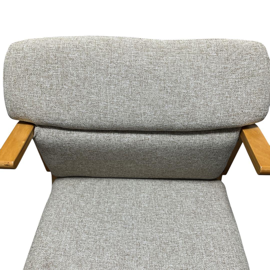 【美品】 通販生活 楽座椅子 カタログハウス 座椅子 グレー