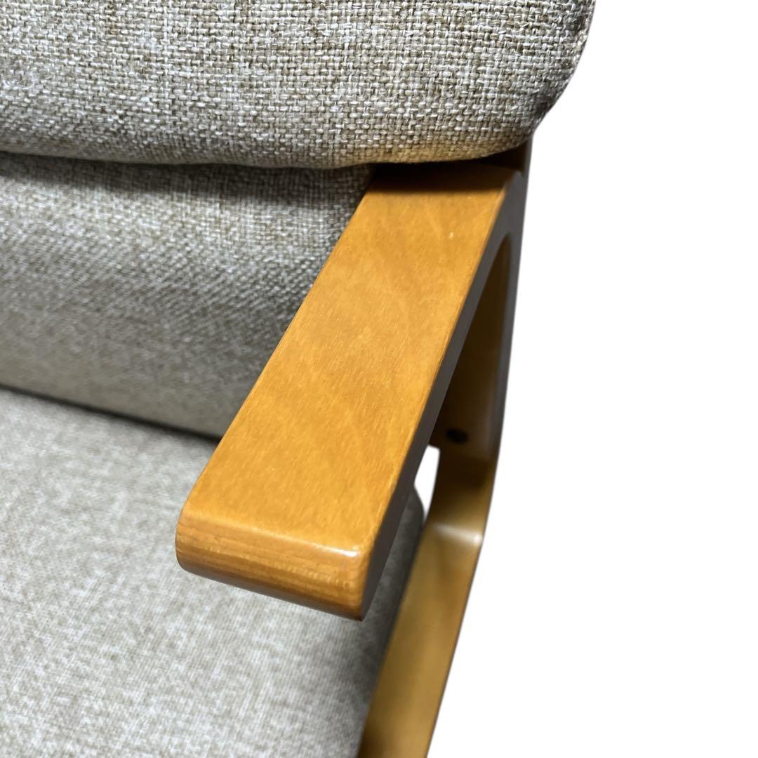 【美品】 通販生活 楽座椅子 カタログハウス 座椅子 グレー