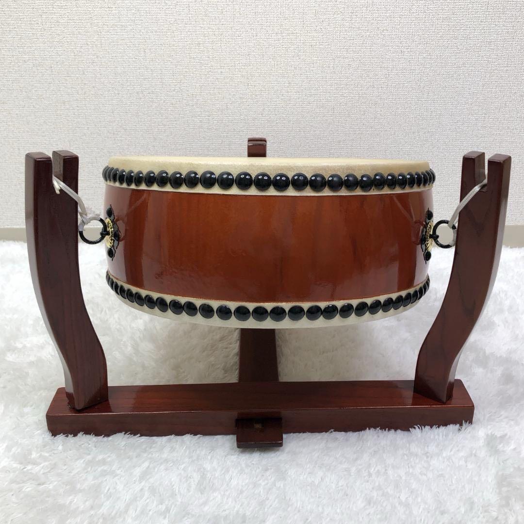即演奏可能❣️美品✨和太鼓 平太鼓 36cm 1.2尺 バチ付き 和楽器演奏