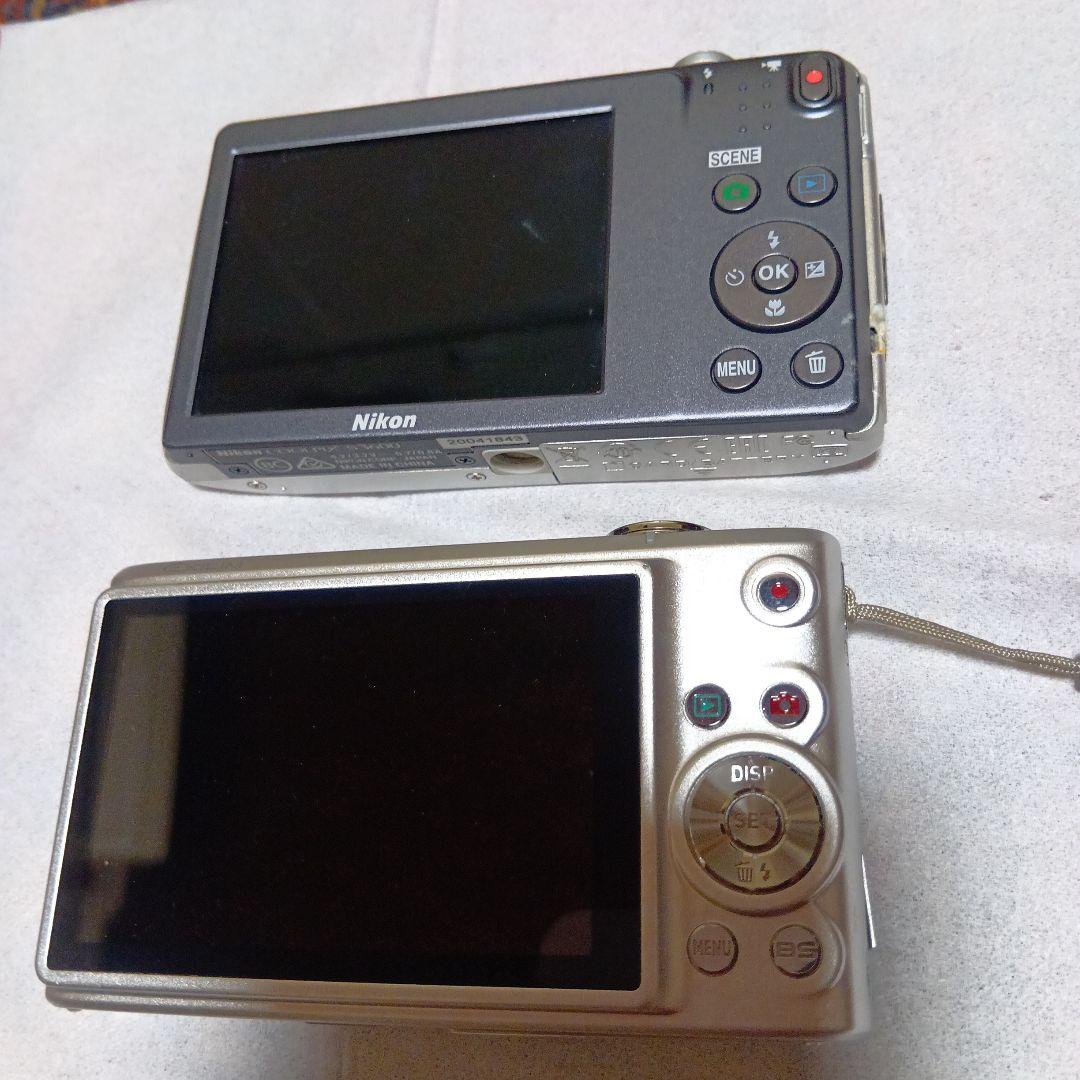 Nikon COOLPIX & CASIO デジタルカメラジャンク2台セート