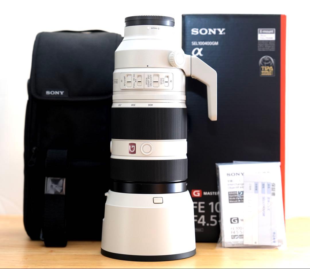 美品SONY FE 100-400mm F4.5-5.6 SEL100400GM