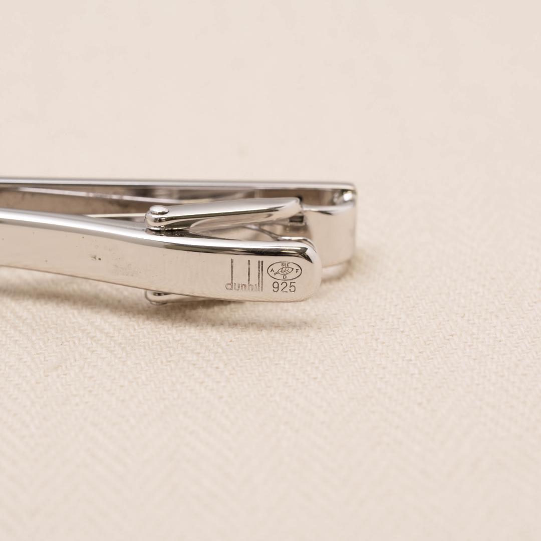 Dunhill アルフレッド オニキス　ネクタイピン　Ag925