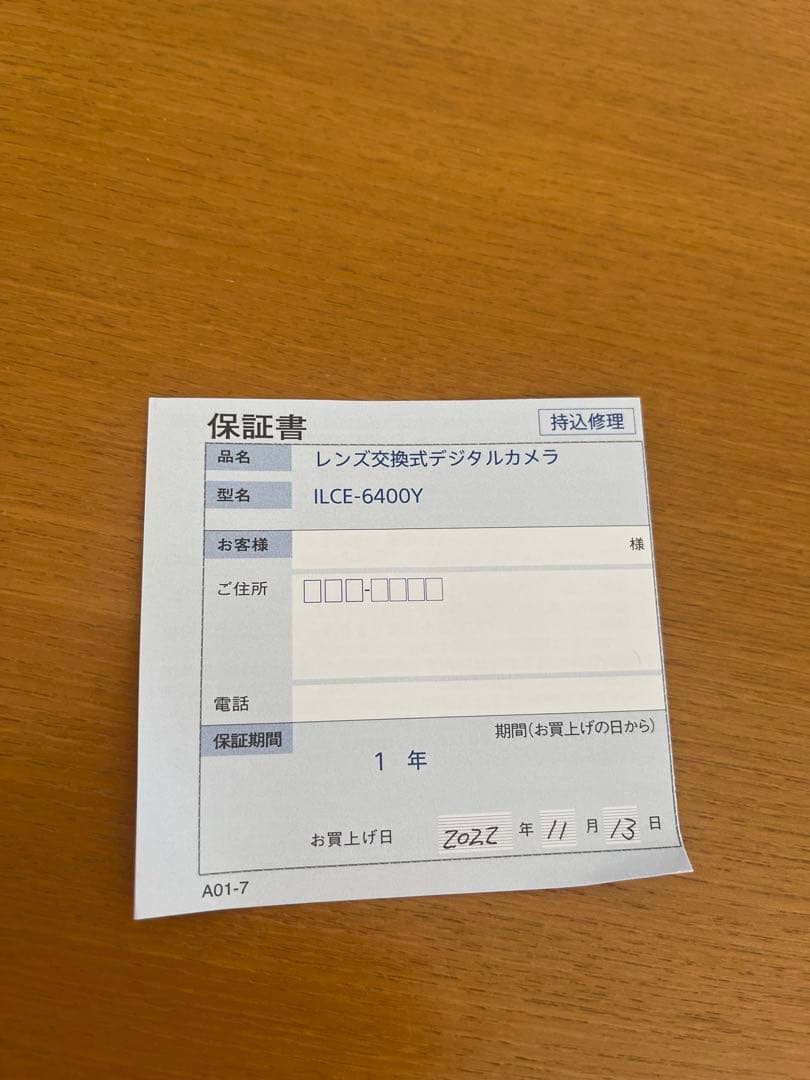 SONY α6400 一眼レフカメラ 即出荷可能！