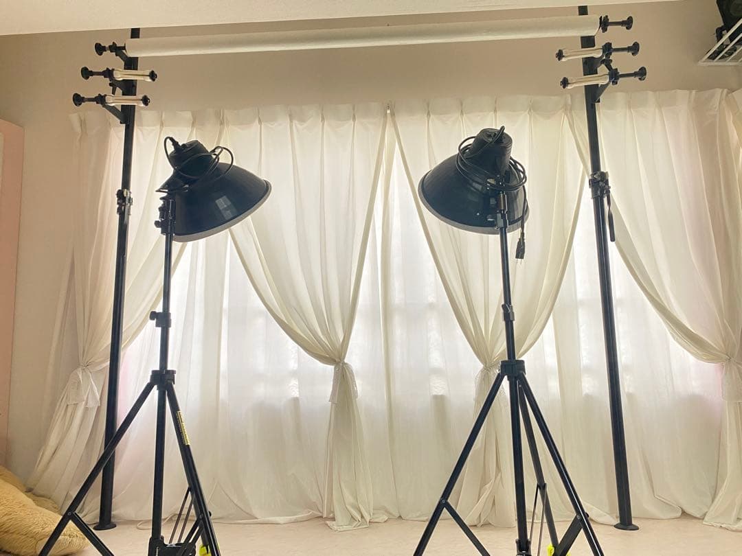 60W×4灯→100W×4灯にパワーUP‼️撮影用LED照明ライト2台セット❗️