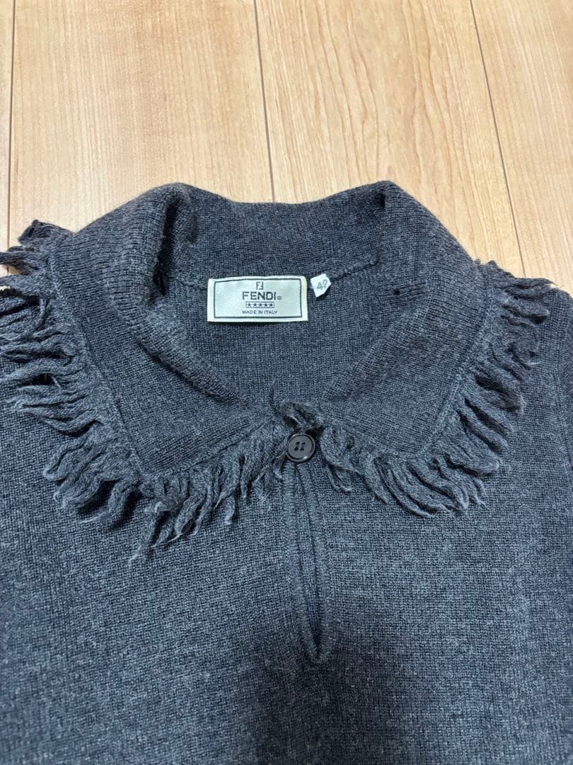 Fendi ヴィンテージ　フリンジ　ミニワンピース