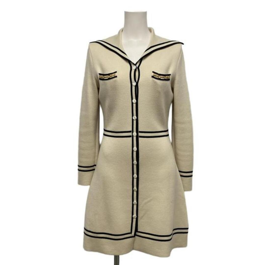 GUCCI セーラーカラー　ニットワンピース