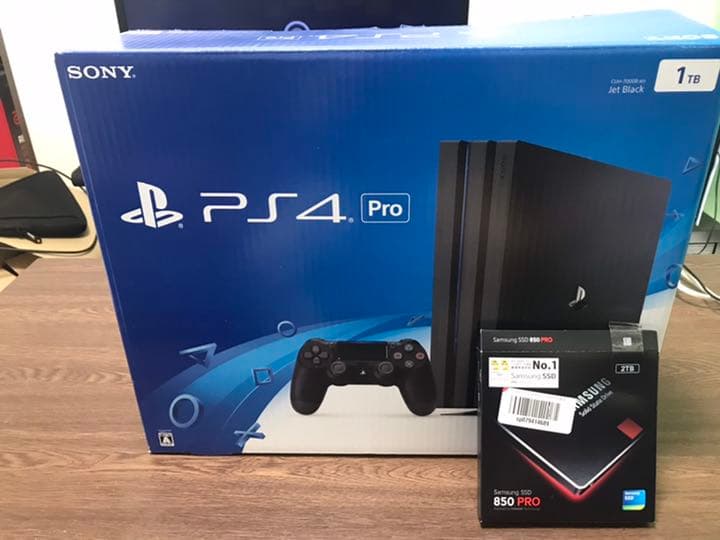 【得】PS4pro 2テラSSD換装済み　コントローラー無し