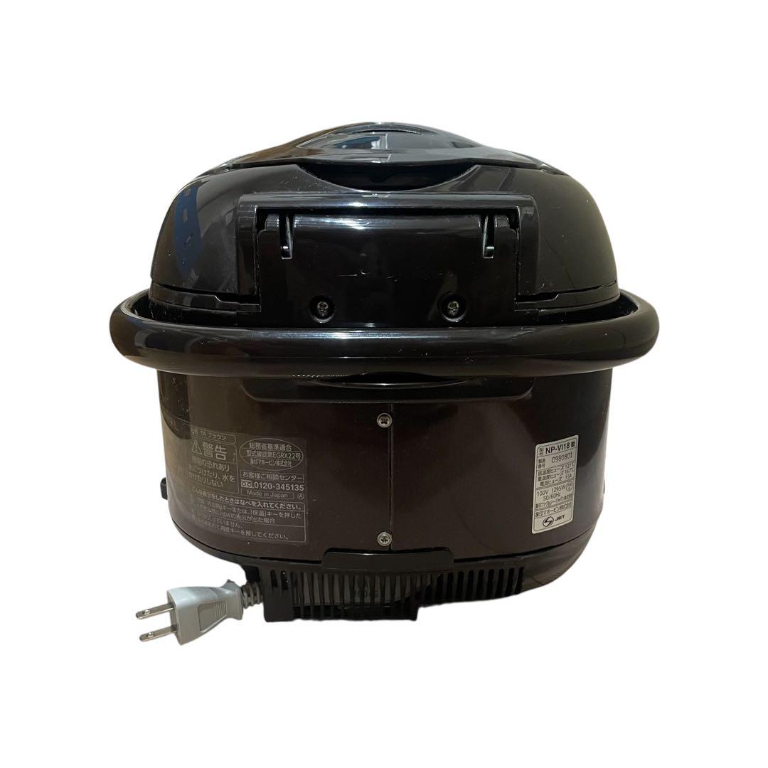 象印 NP-VI18 IH炊飯器ジャー 極め炊き ブラウン系 2018年製.