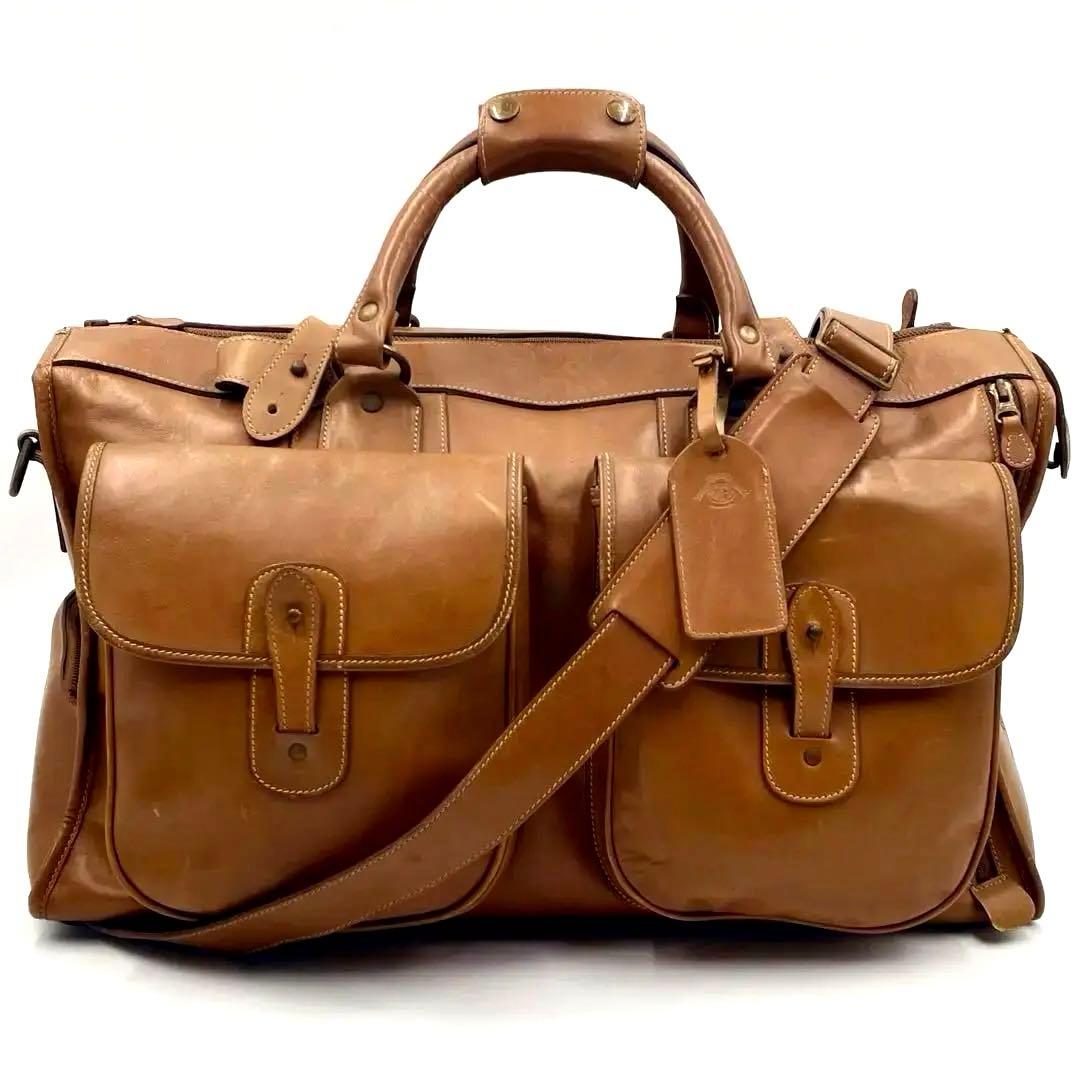 GHURKA グルカ No.2 ボストンバッグ 2way 大容量 オールレザー