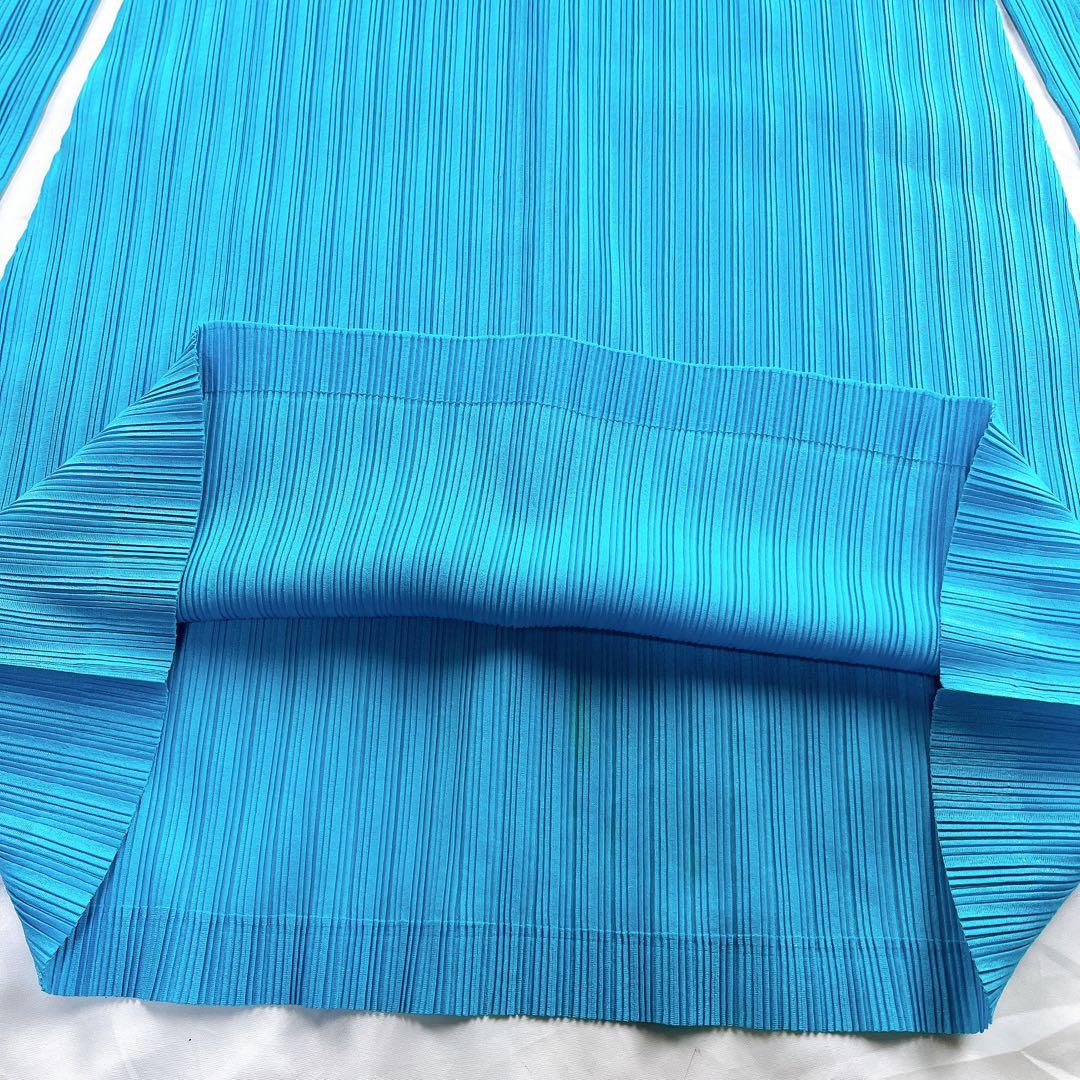 希少✨PLEATS PLEASE サイズ3 チュニック ロングカットソー 長袖