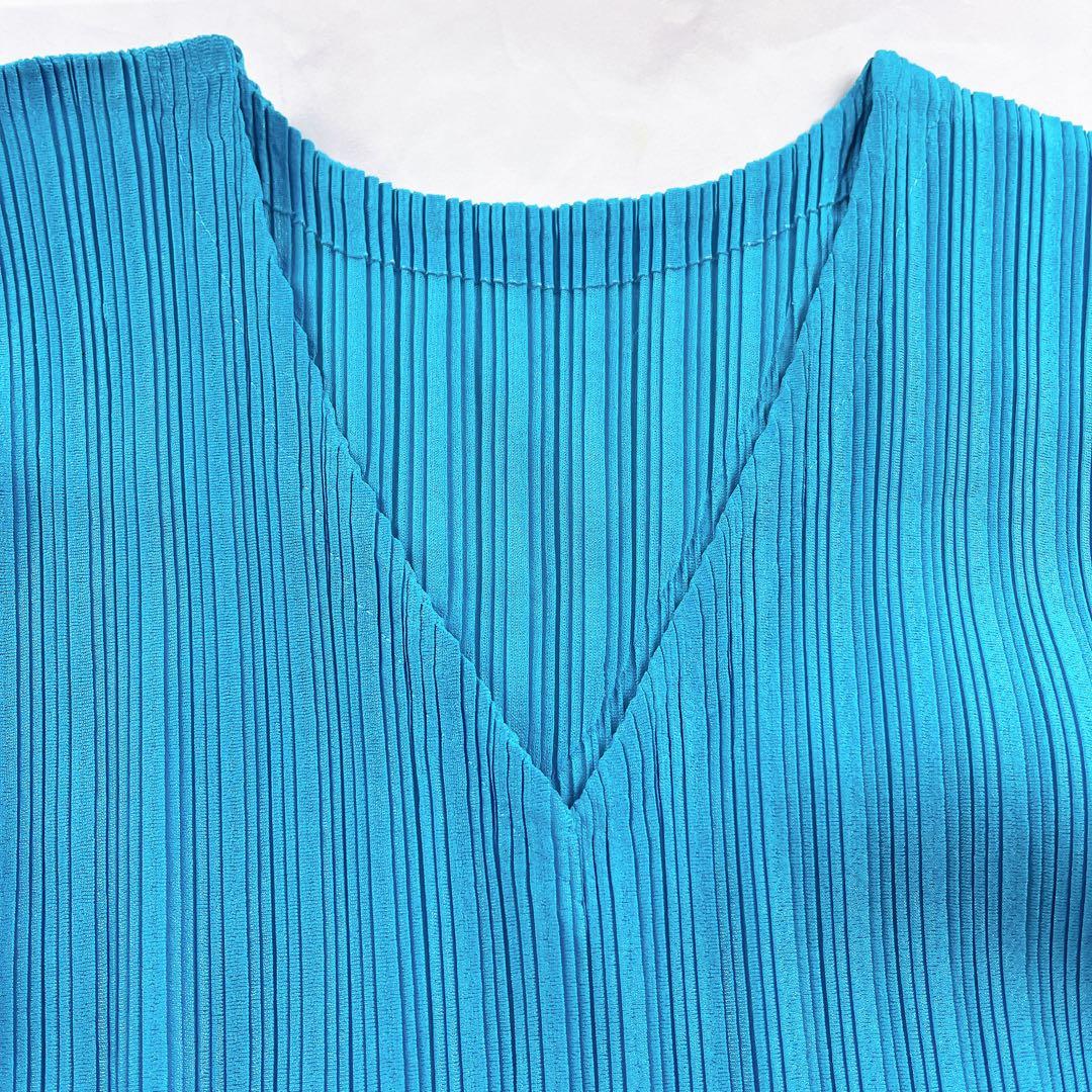 希少✨PLEATS PLEASE サイズ3 チュニック ロングカットソー 長袖