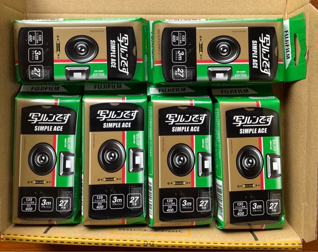 フジフィルム シンプルエース 使い捨てカメラ 6個セット