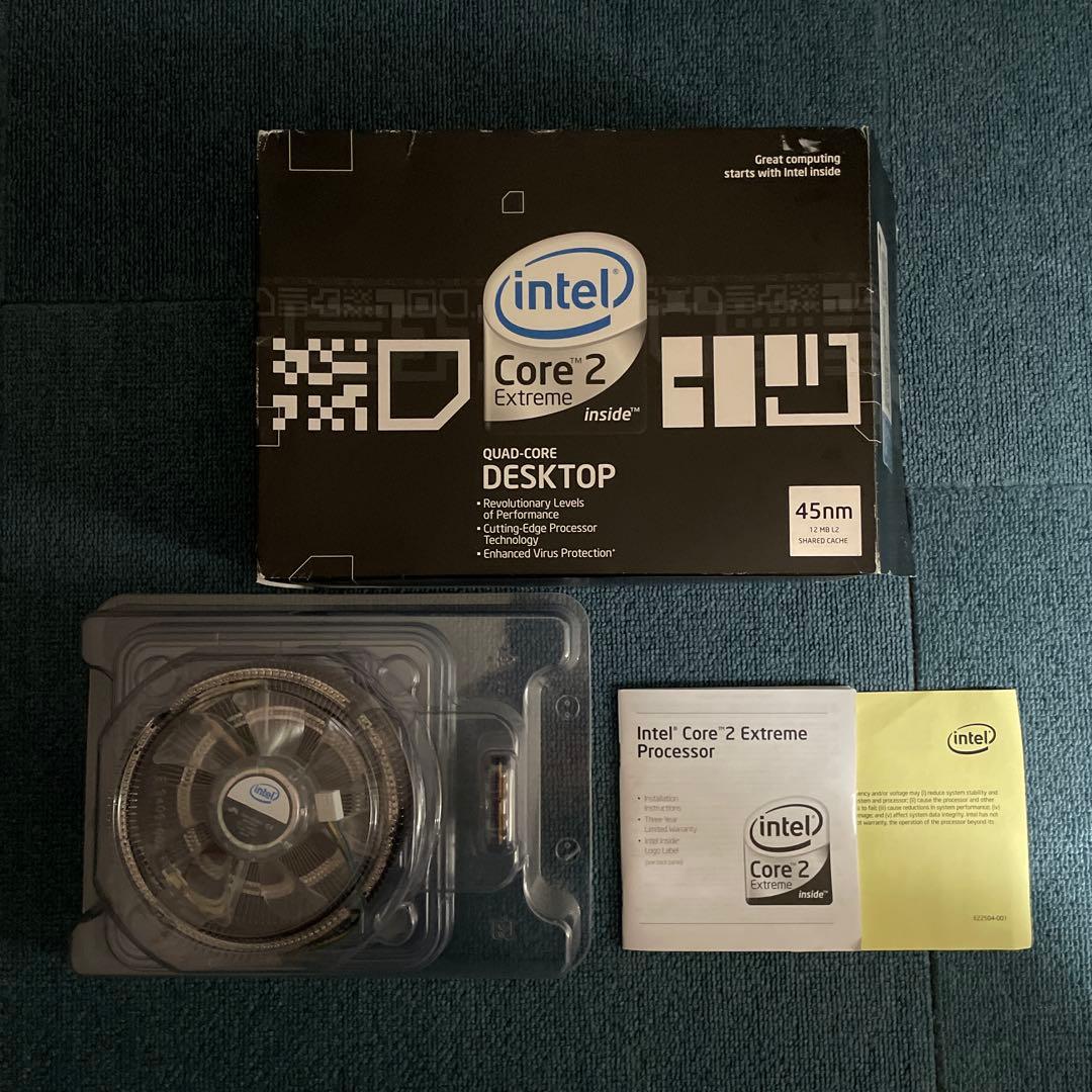【動作未確認】Core 2 Extreme QX9650 （箱・クーラー付き）