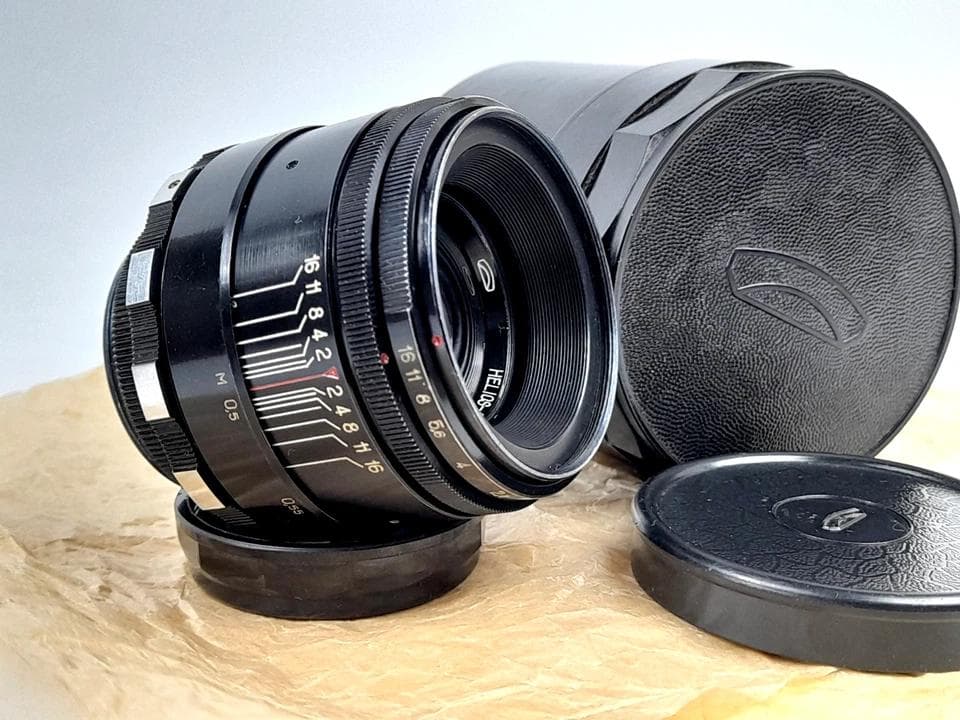 14【希少Helios 初期型ゼブラ　分解整備済みヘリオス44-2 ぐるぐるボケ