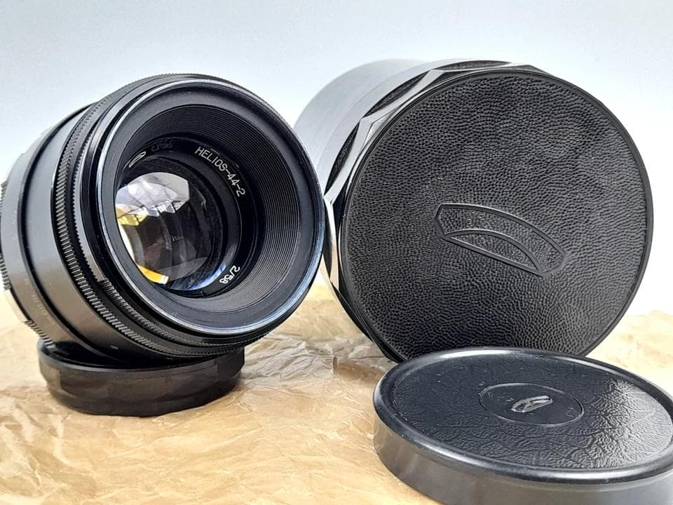 14【希少Helios 初期型ゼブラ　分解整備済みヘリオス44-2 ぐるぐるボケ