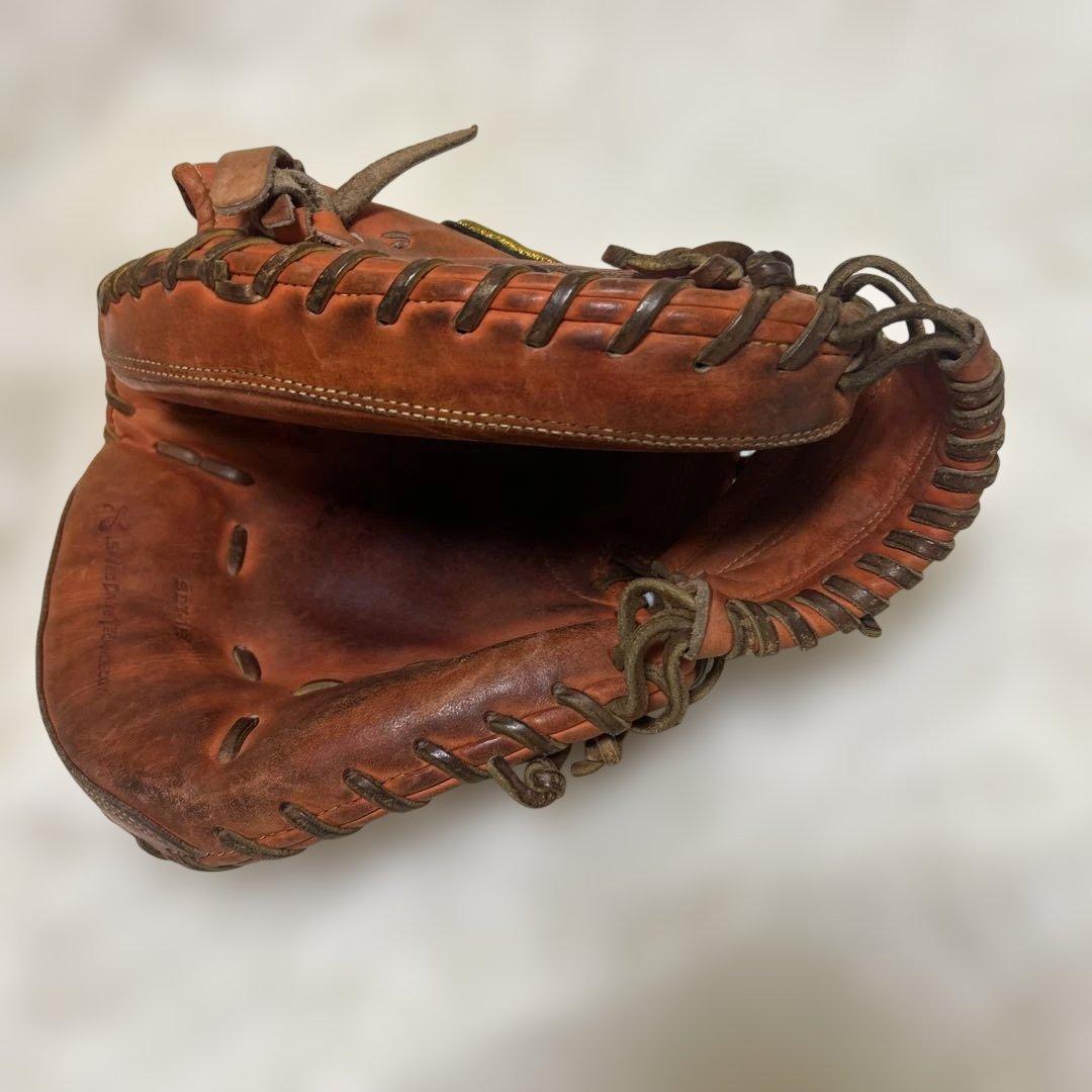 【良品】ミズノプロ キャッチャーミット 硬式　オレンジ　SDT-183