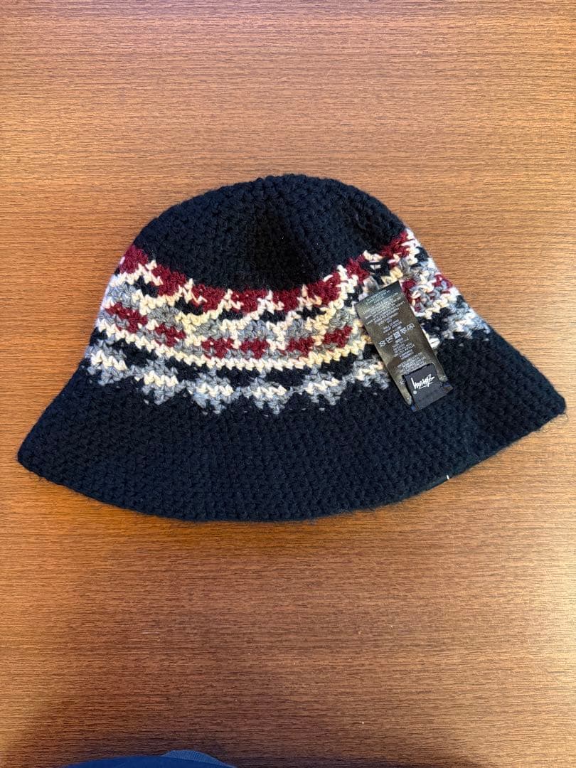 【購入者有】STUSSY FAIRISLE BUCKET HAT ニットハット