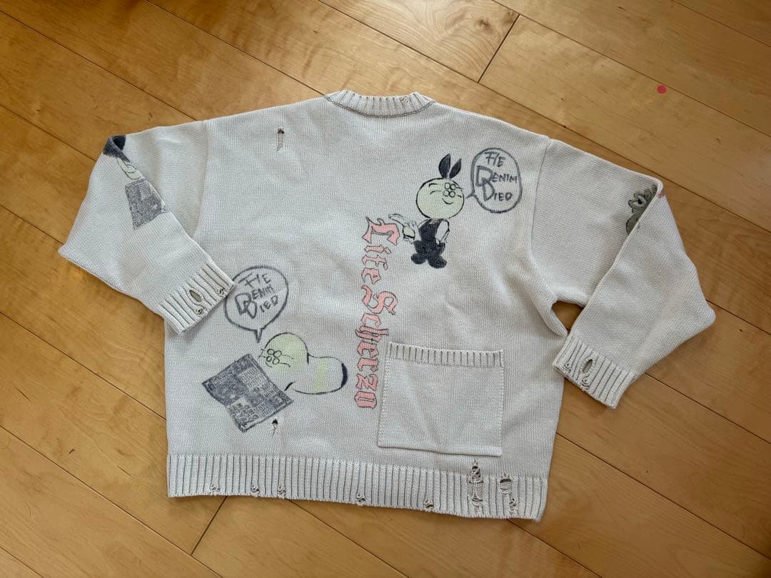 Kapital memorial Paint 5G KNIT ニット