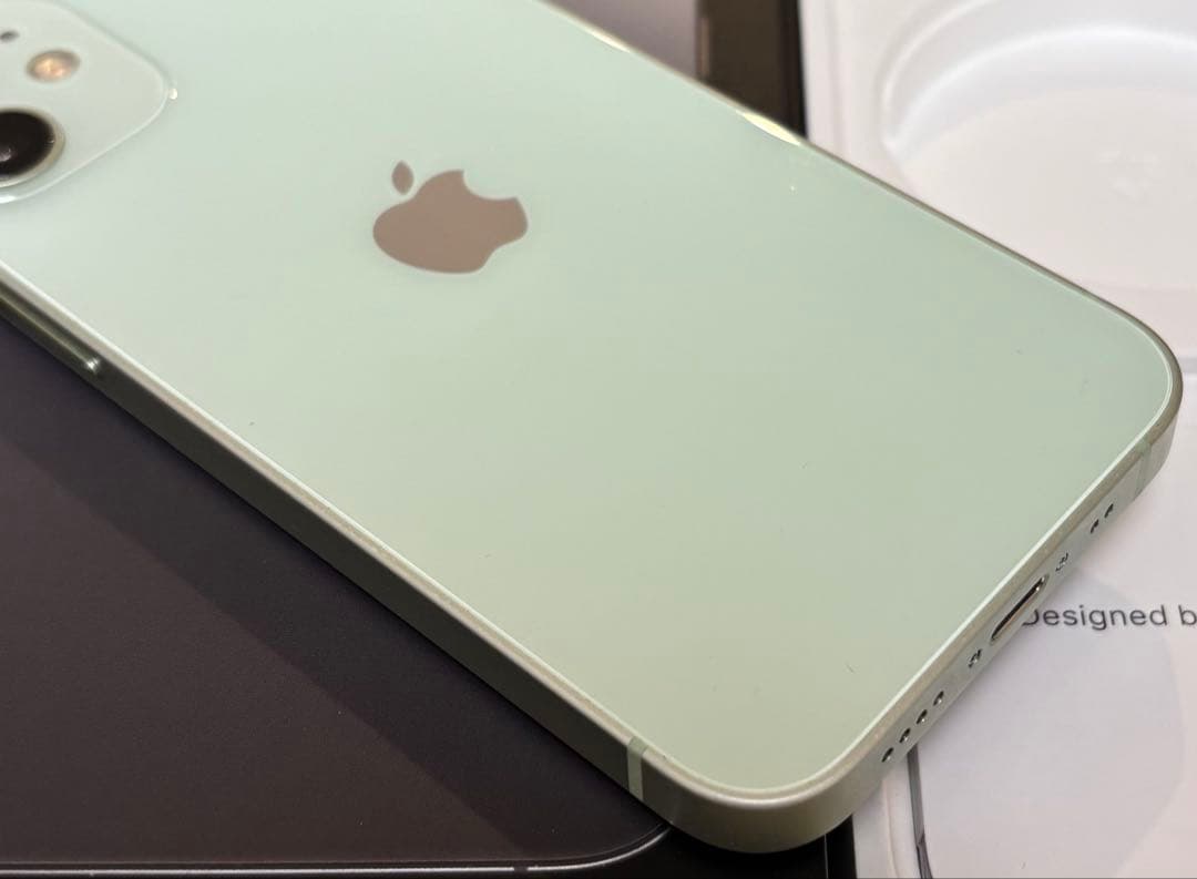 【美品】iPhone 12 mini 128GB グリーン　新品バッテリー　本体