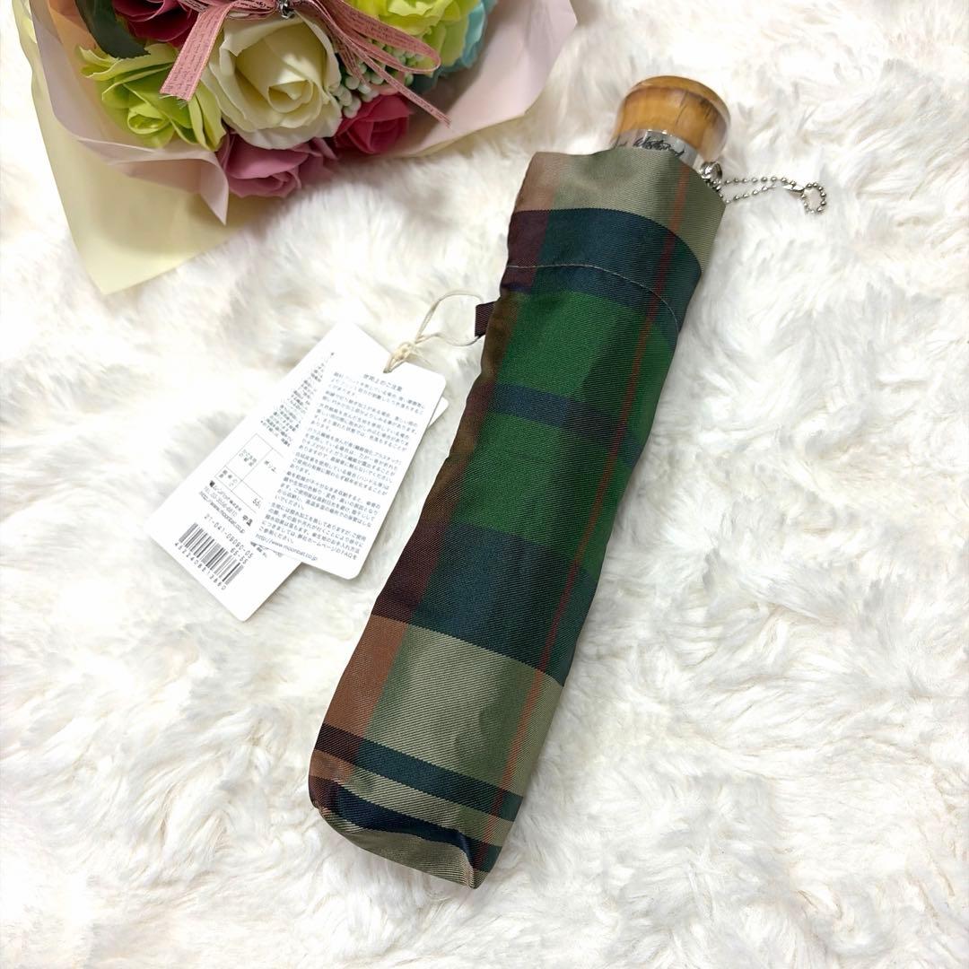 新品未使用タグ付 Vivienne Westwood チェック柄 オーブ 折り傘