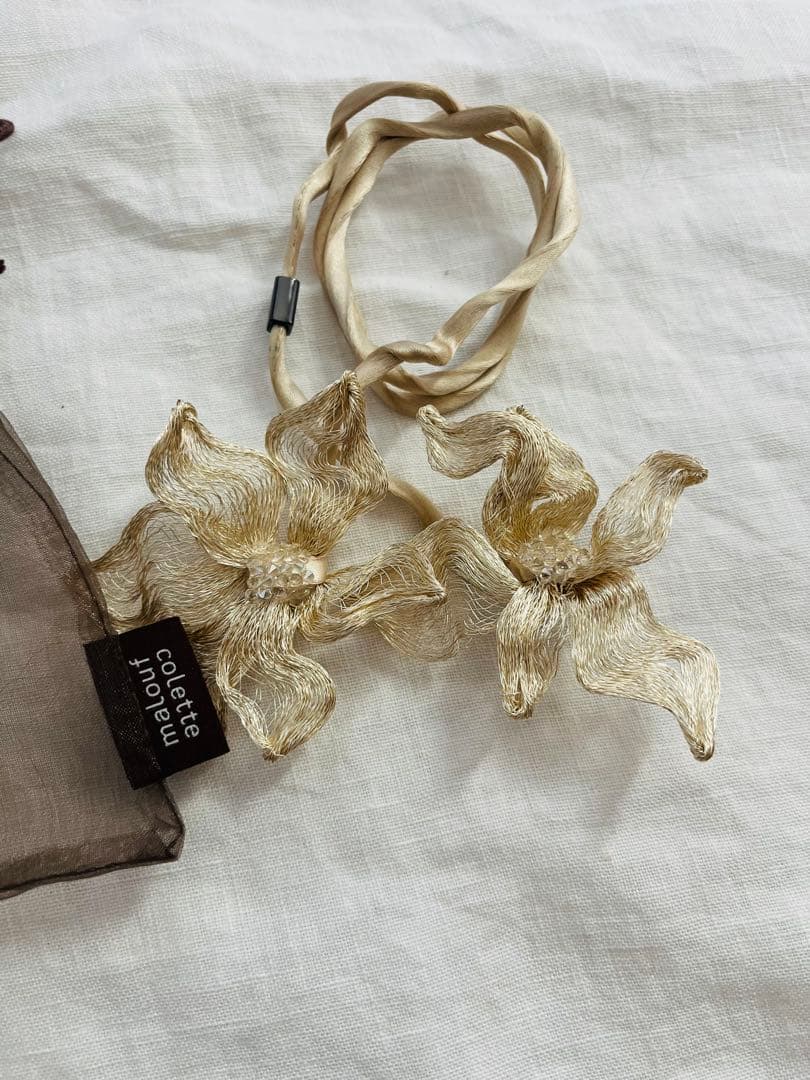新品　colette malouf ◆ wire flower headband