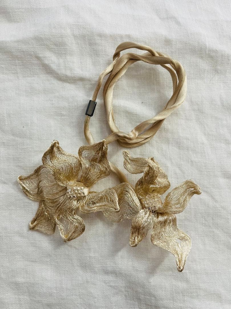 新品　colette malouf ◆ wire flower headband
