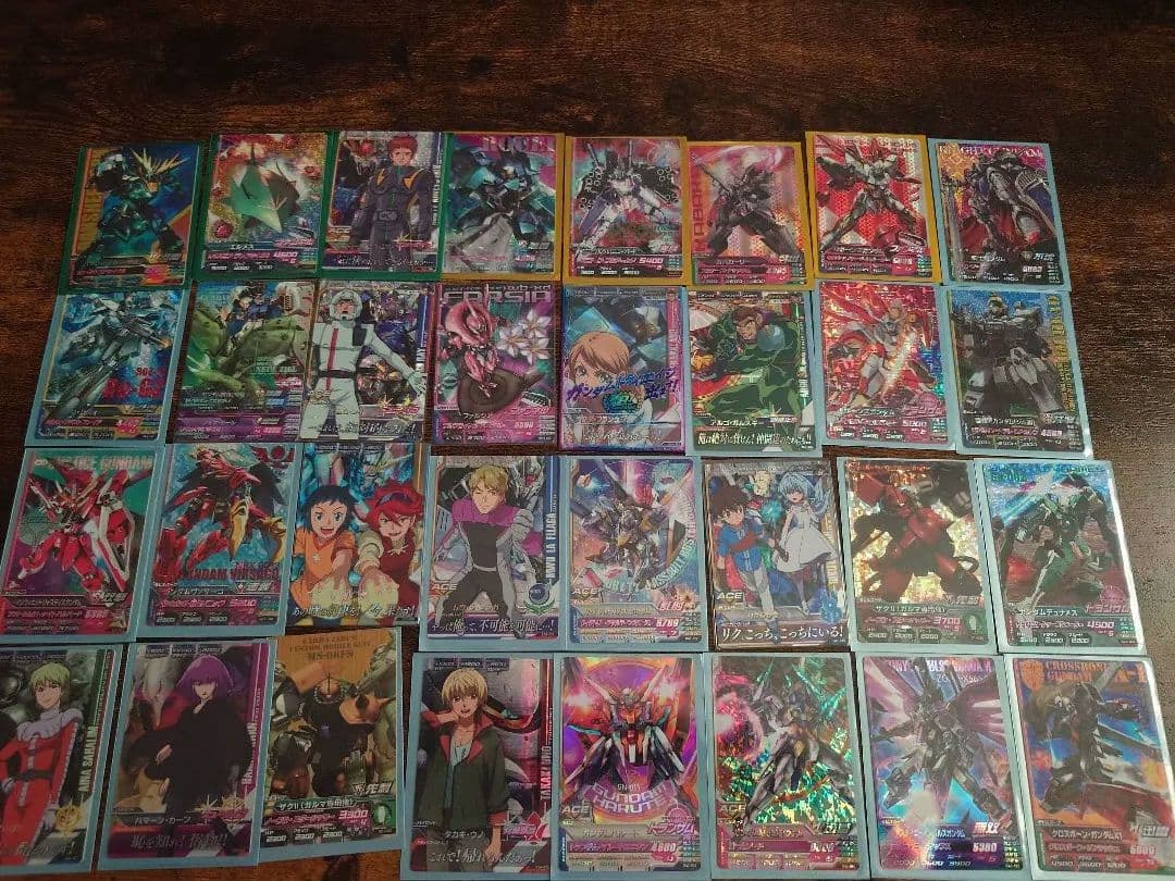 【出品1/31まで】ガンダムトライエイジ 引退品 P M CP PR 244枚