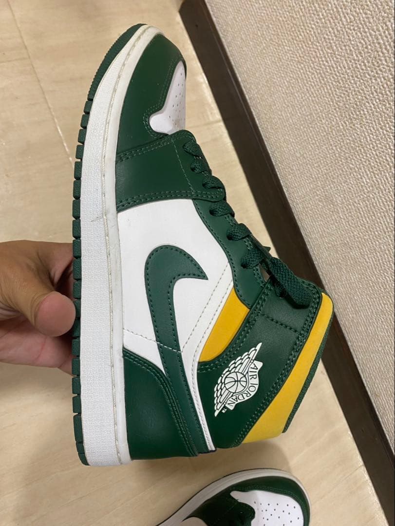 シューズ(男性用) NIKE AIRJORDAN 1Mid Seattle Super sonics