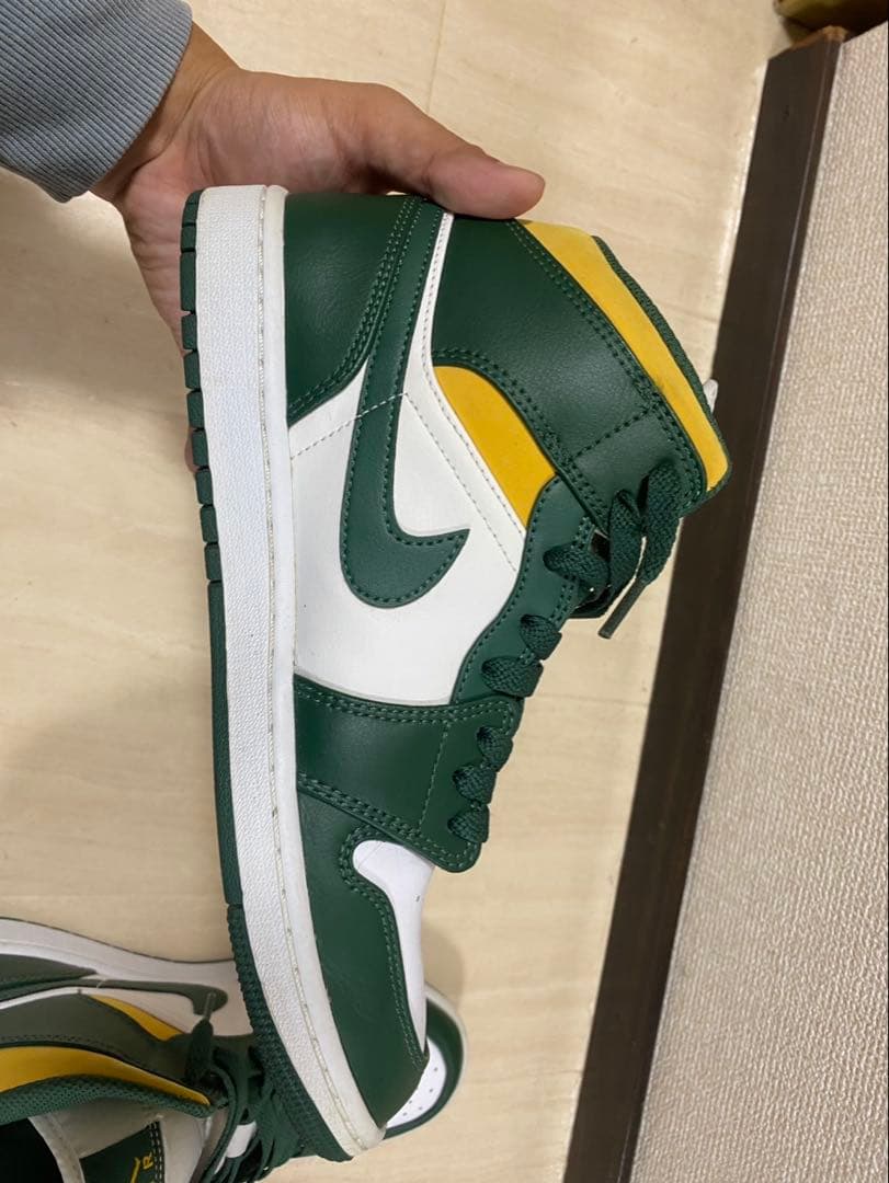 シューズ(男性用) NIKE AIRJORDAN 1Mid Seattle Super sonics
