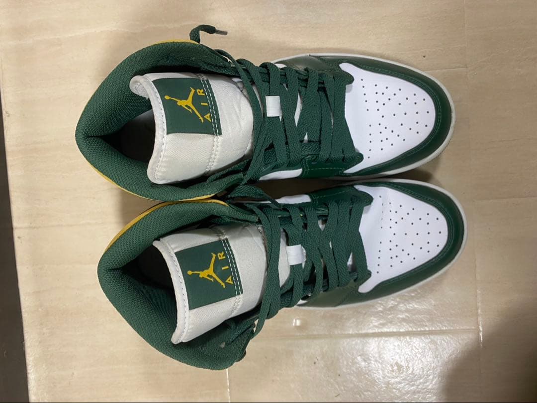 シューズ(男性用) NIKE AIRJORDAN 1Mid Seattle Super sonics