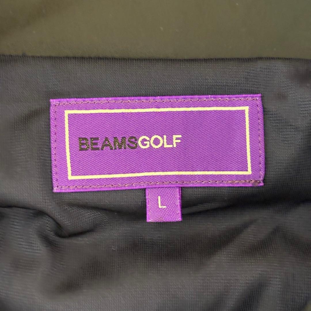 【美品】 BEAMS GOLF ジャケット 総柄 ペイズリー ネイビー BY44