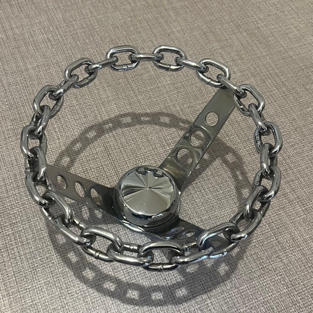 グラントステアリング　チェーンステアリング　ムーン　ローライダー　当時物　希少