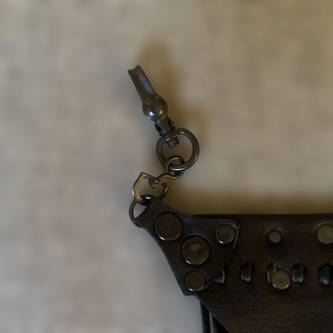 アクセサリー GARAxblackmenas SYMBOLIC FRINGE BUM FLAP