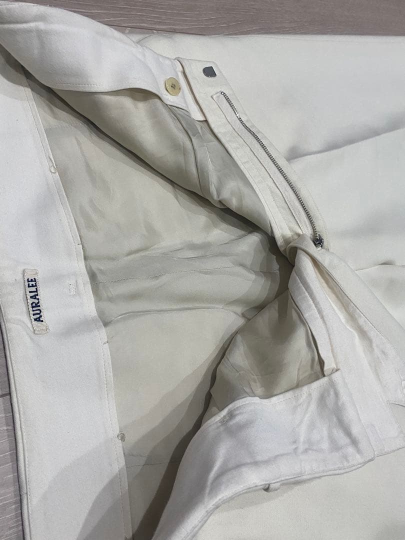 AURALEEオーラリー23AWLIGHT MELTONSLACKS　SIZE5