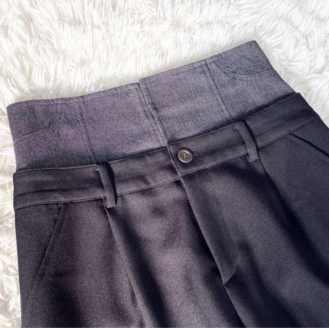 未使用級✨AMERI DENIM LIKE CORSET WORK PANTS