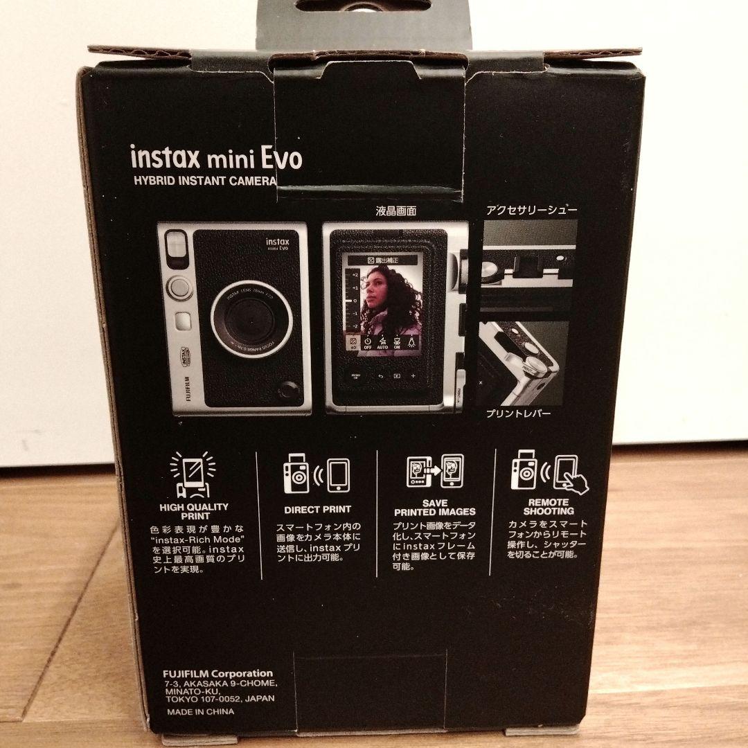 「新品」FUJIFILM instax mini Evo ブラック　type-B