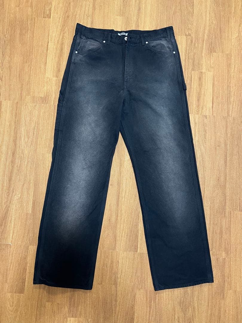 AURALEE 25AW コットンダックペインターパンツ 黒 4