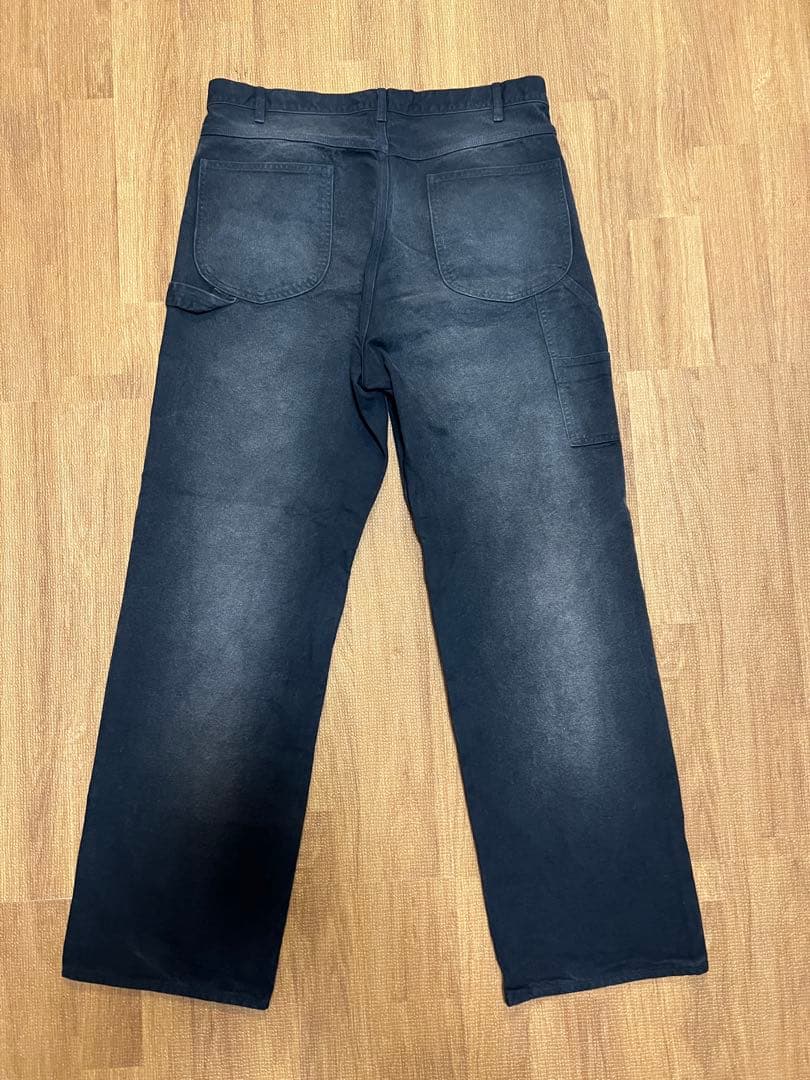 AURALEE 25AW コットンダックペインターパンツ 黒 4