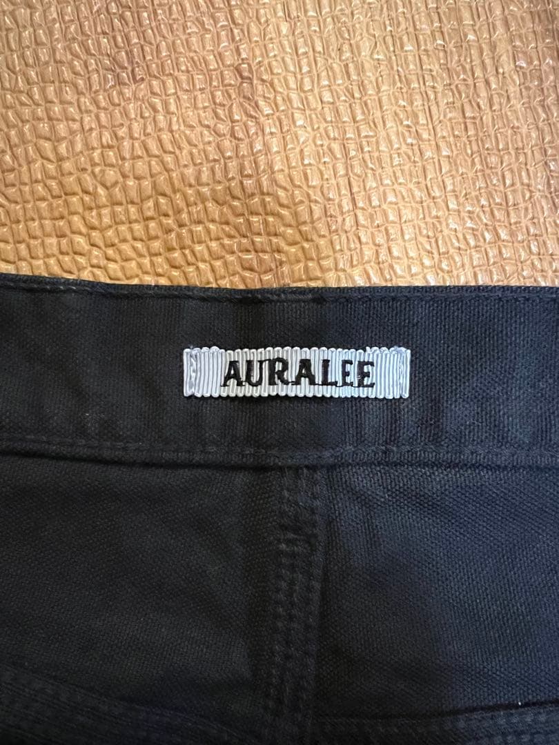 AURALEE 25AW コットンダックペインターパンツ 黒 4