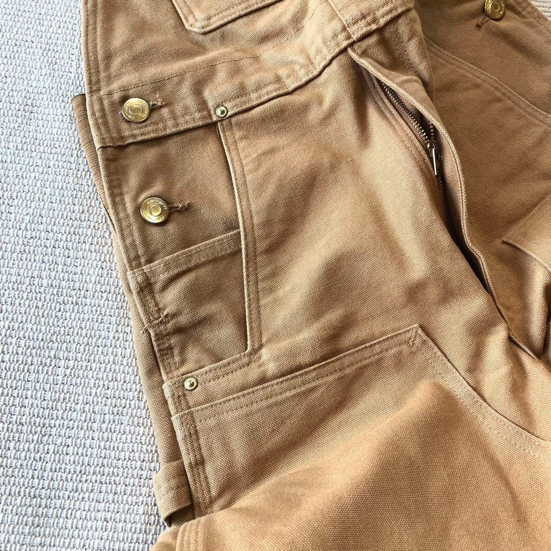 美品 カーハート オーバーオール Bib ダック ダブルニー つなぎ 30×30